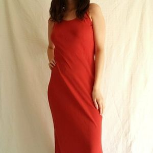 Elegant silk slip dress